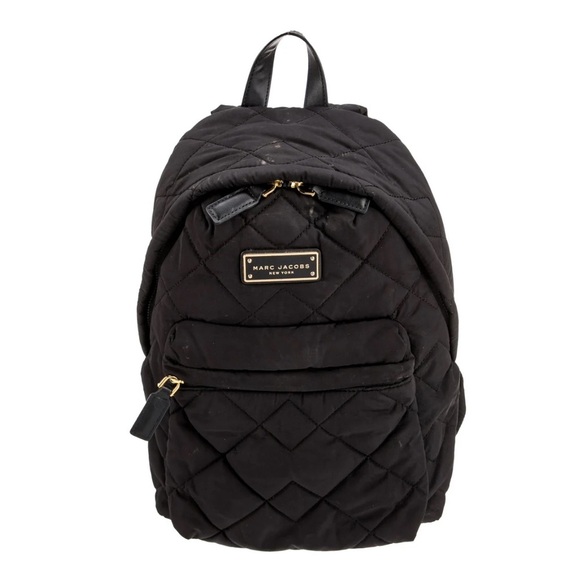 Marc Jacobs Black Quilted Backpack - Picture 10 of 11